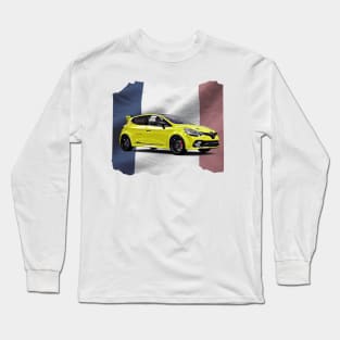 Renault Clio RS France Print Long Sleeve T-Shirt